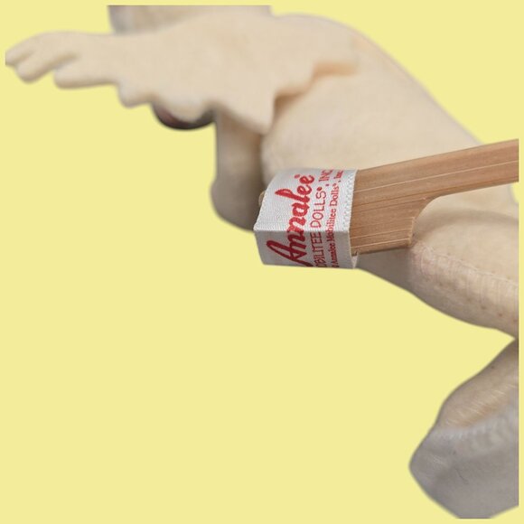 Annalee Mobilitee Dolls Vintage Angel Bear Figurine With Halo & Wings 7.5" - Picture 5 of 8